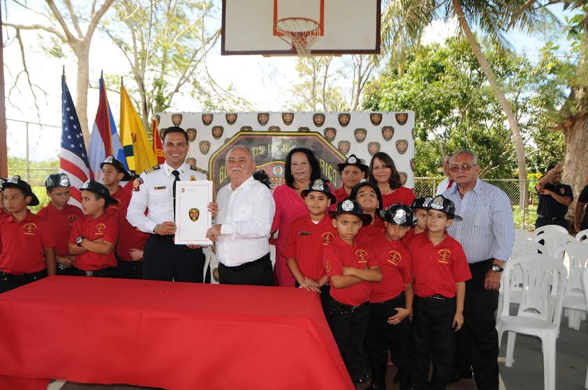 Listos para la acción los ‘Bomberitos de Juncos’