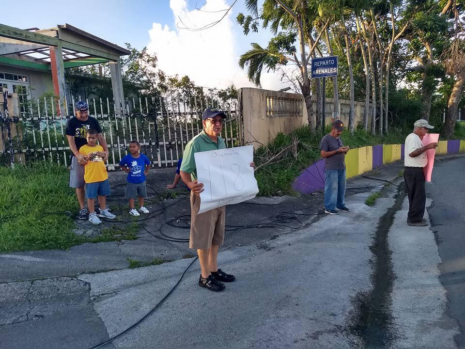 Residentes de Las Piedras se unieron a la manifestación de los alcaldes
