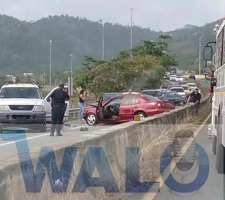 Accidente de auto en la PR-53