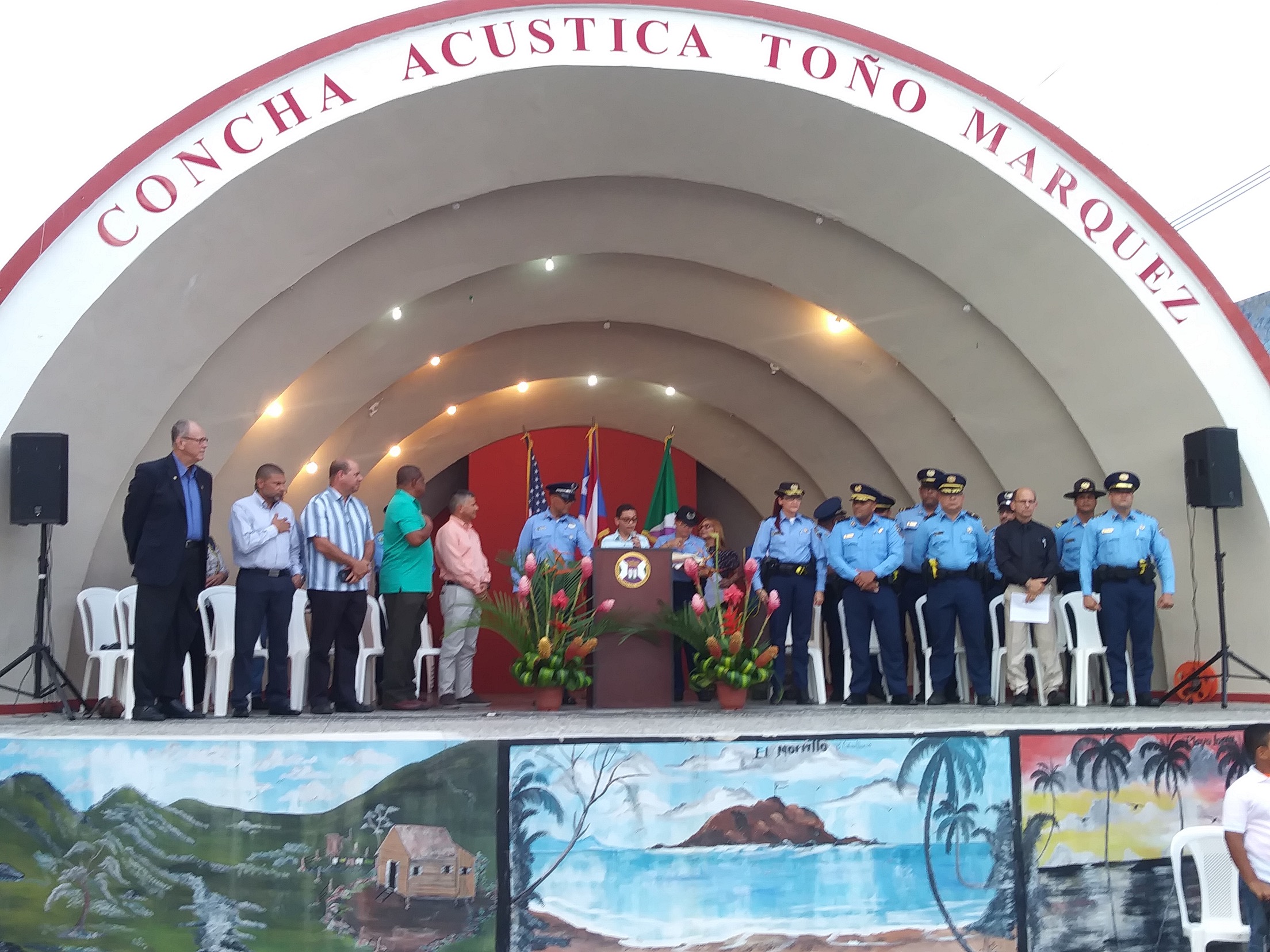 Área policiaca de Humacao celebra la “Noche Nacional Afuera”
