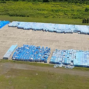 Entre el mal sabor e indignación con el hallazgo de agua embotellada en la base de Ceiba
