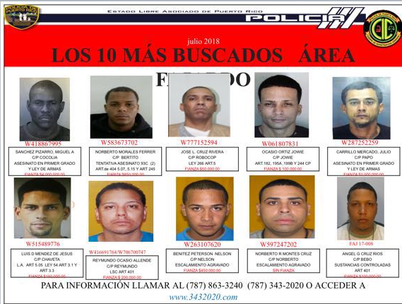 Arrestan uno de los más buscados de Fajardo