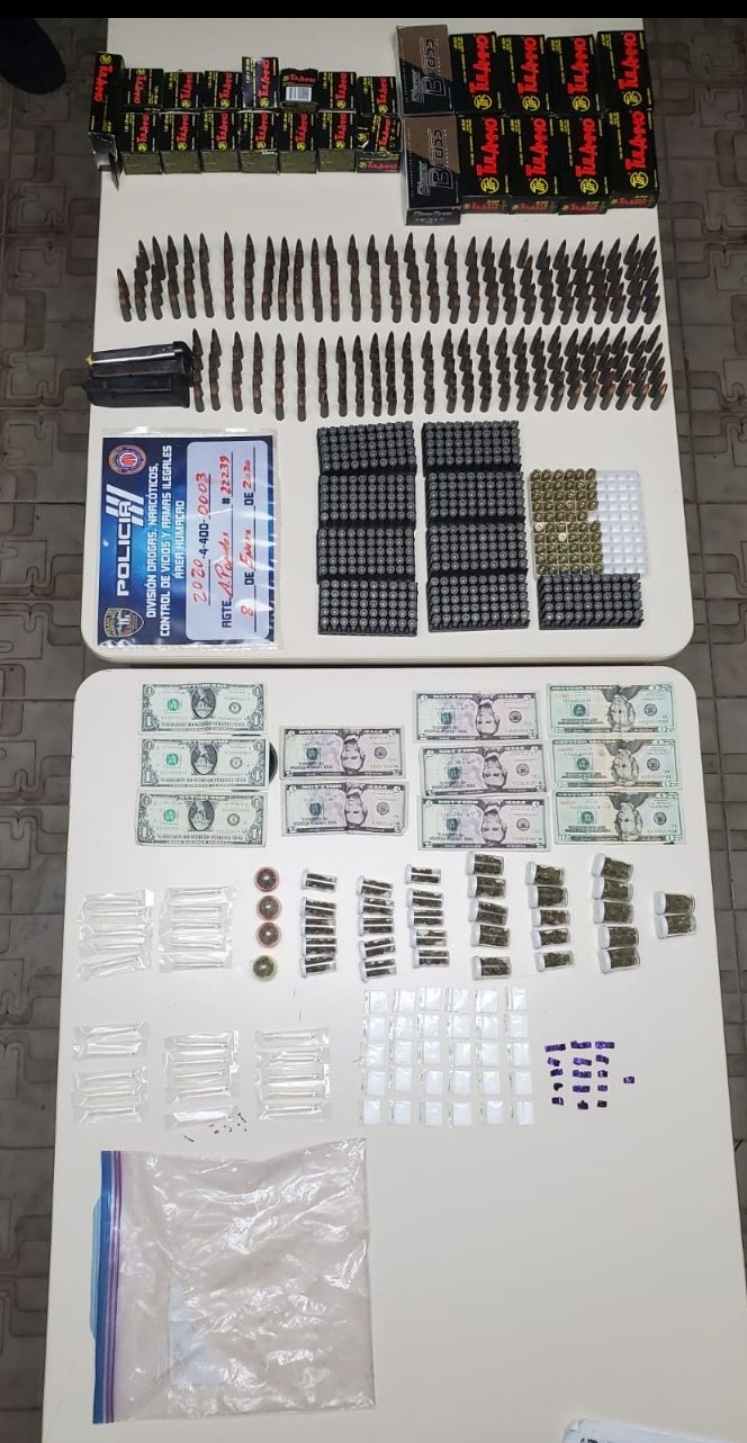Detenidos tres hombres en Naguabo por armas y sustancias controladas