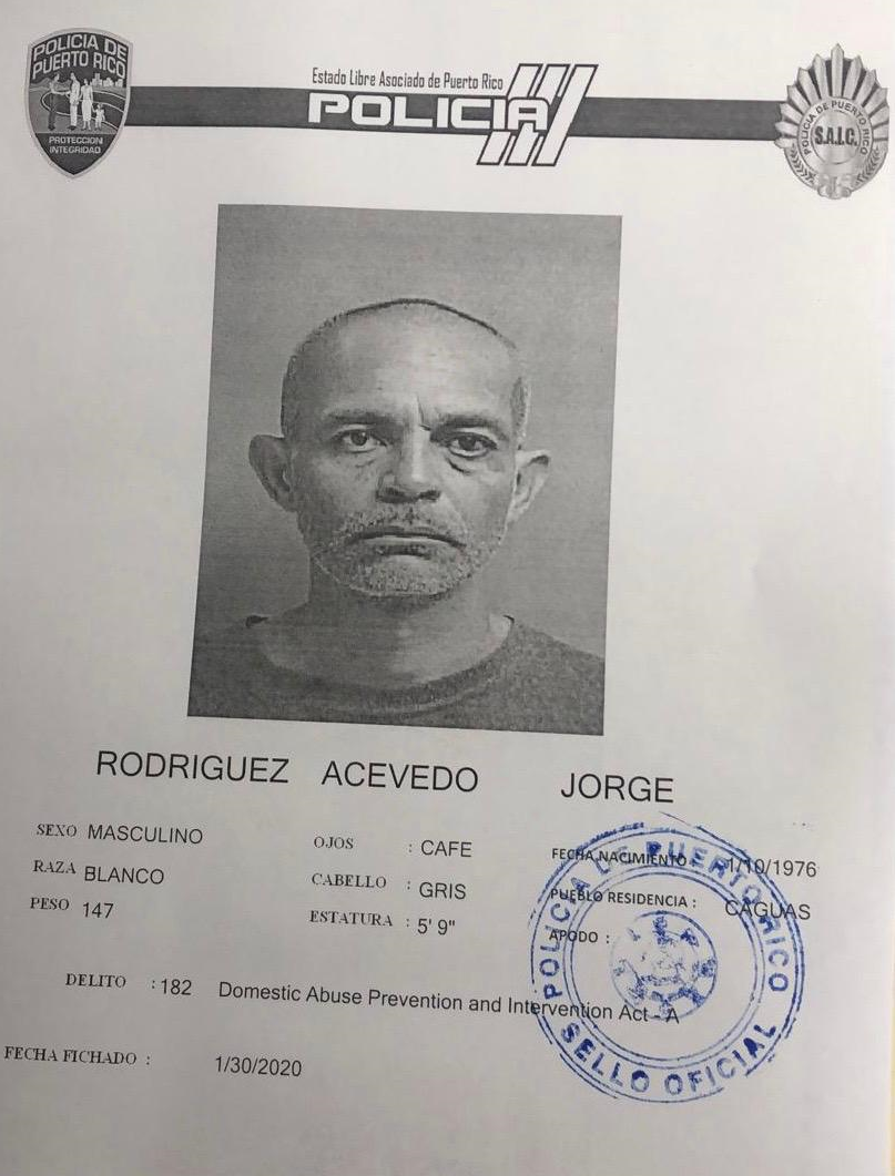 CIC arresta hombre de Caguas por violencia de género