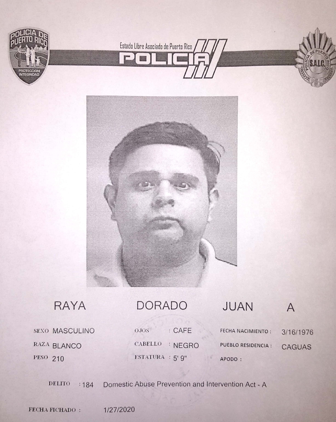 En prisión médico de Caguas por tentativa de asesinato