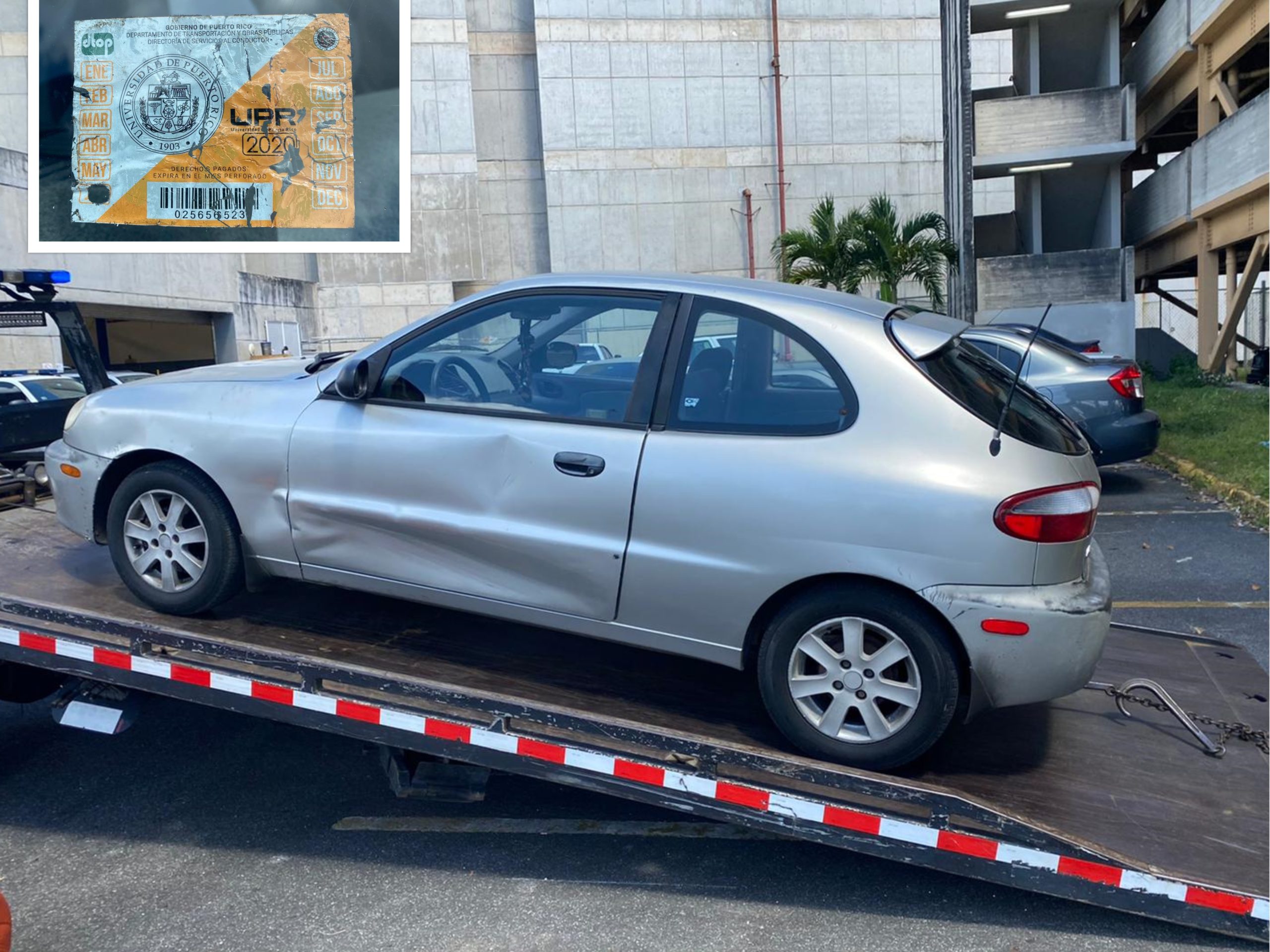 Arrestan conductor en Caguas por marbete falso