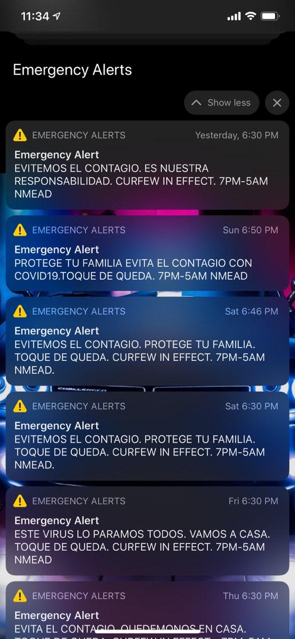 No más alarmas por toque de queda