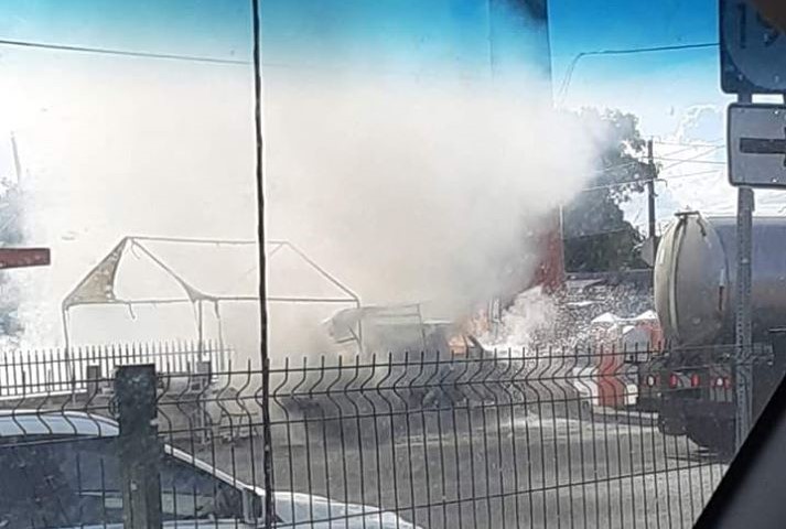 Se incendia negocio ambulante en Juncos