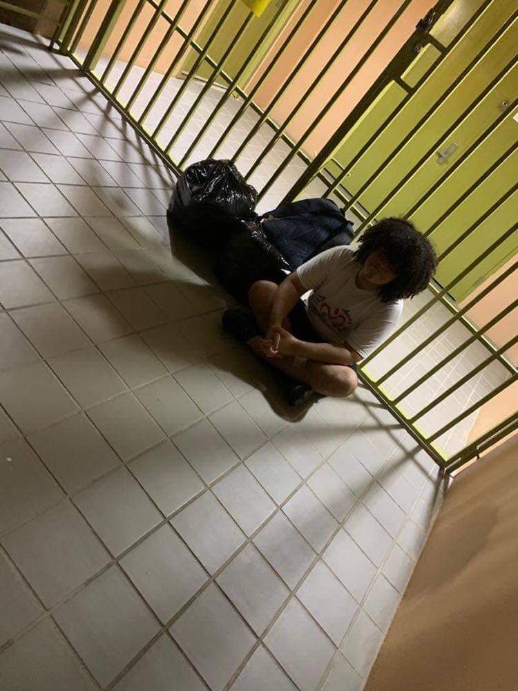 Joven desamparado responsabiliza administración del residencial Jardines de Oriente