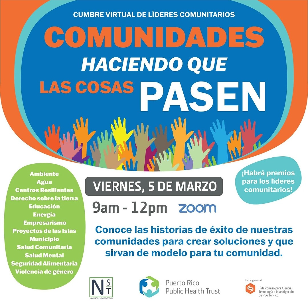 Invitan a Cumbre Virtual de Líderes Comunitarios
