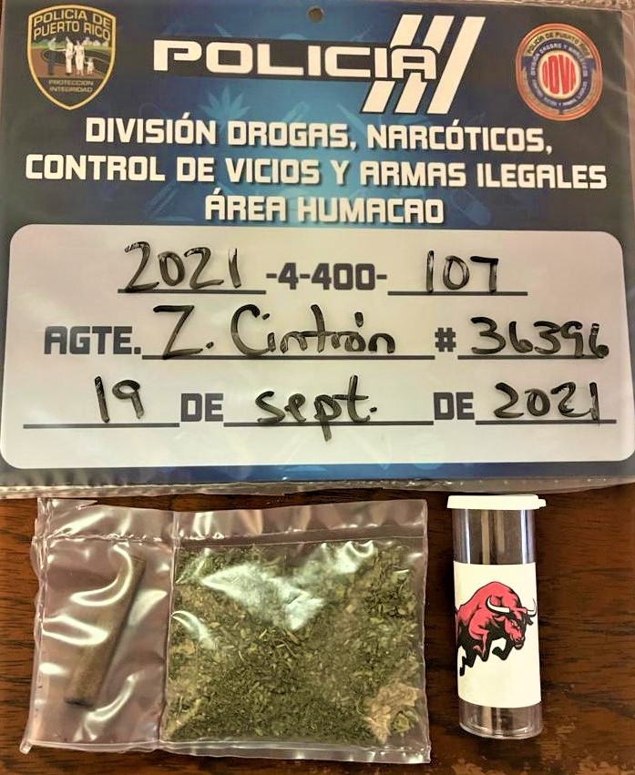 Arrestos y ocupación de drogas en Naguabo y Humacao 