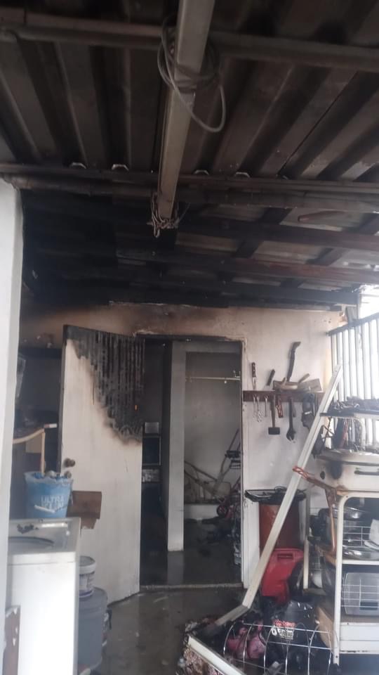 Octagenarios resultan heridos en incendio en San Lorenzo