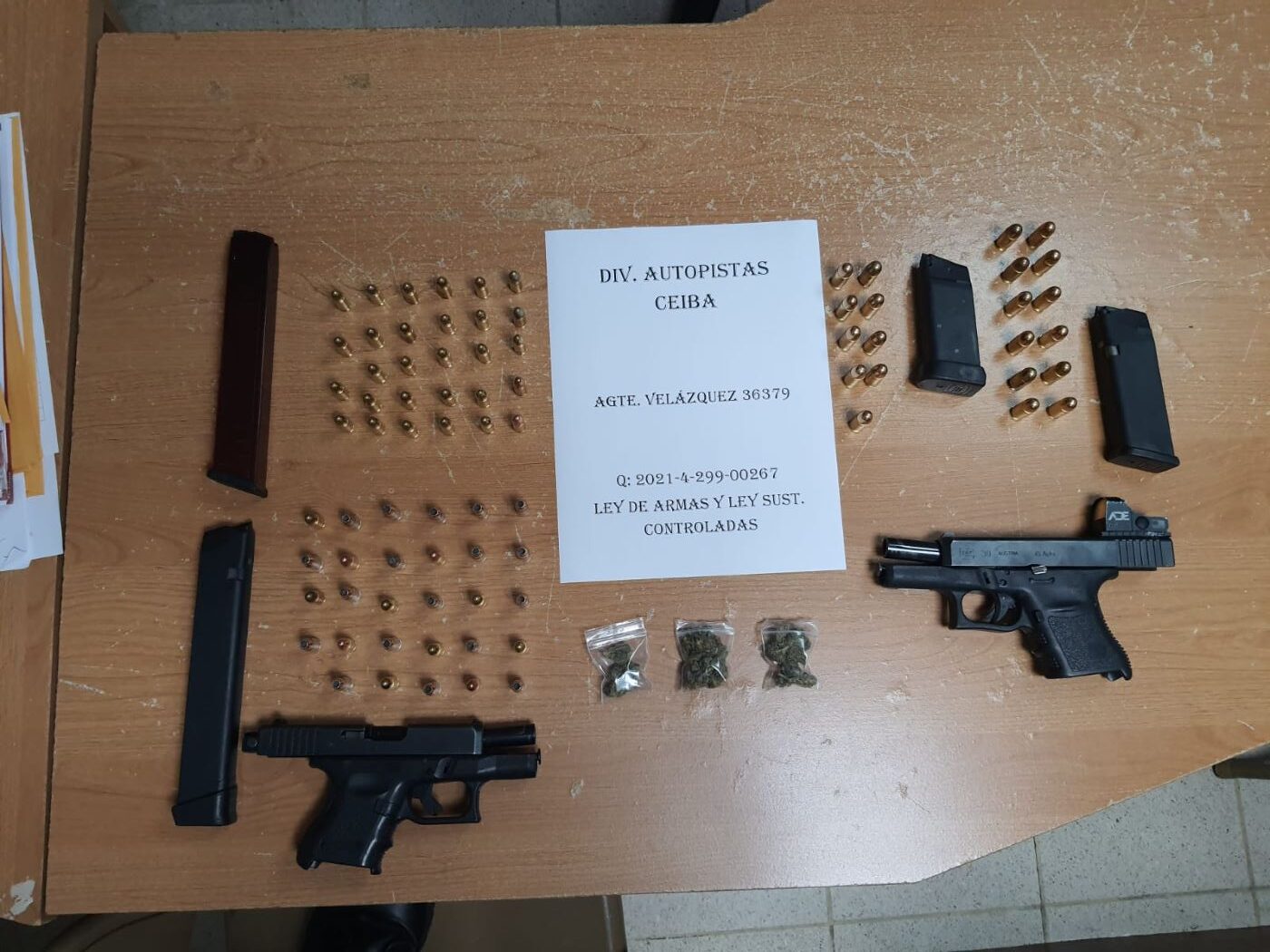 Ocupan pistolas y droga en medio de intervención en Yabucoa