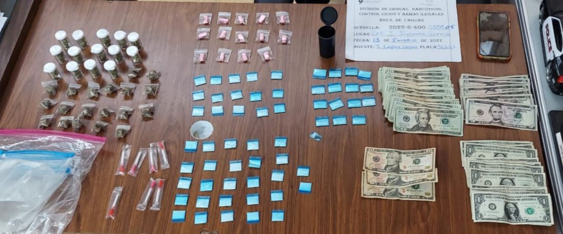 Arrestan a hombre por sustancias controladas en Caguas