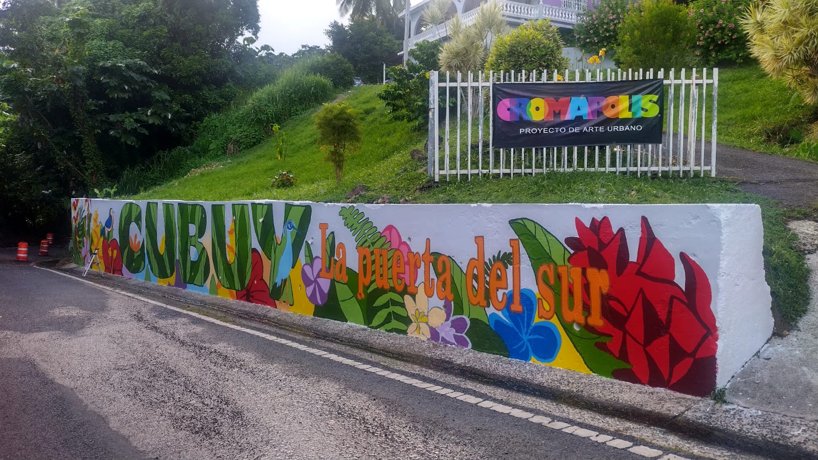 El barrio Cubuy llevó a cabo el proyecto “Pintando los murales de nuestra comunidad”