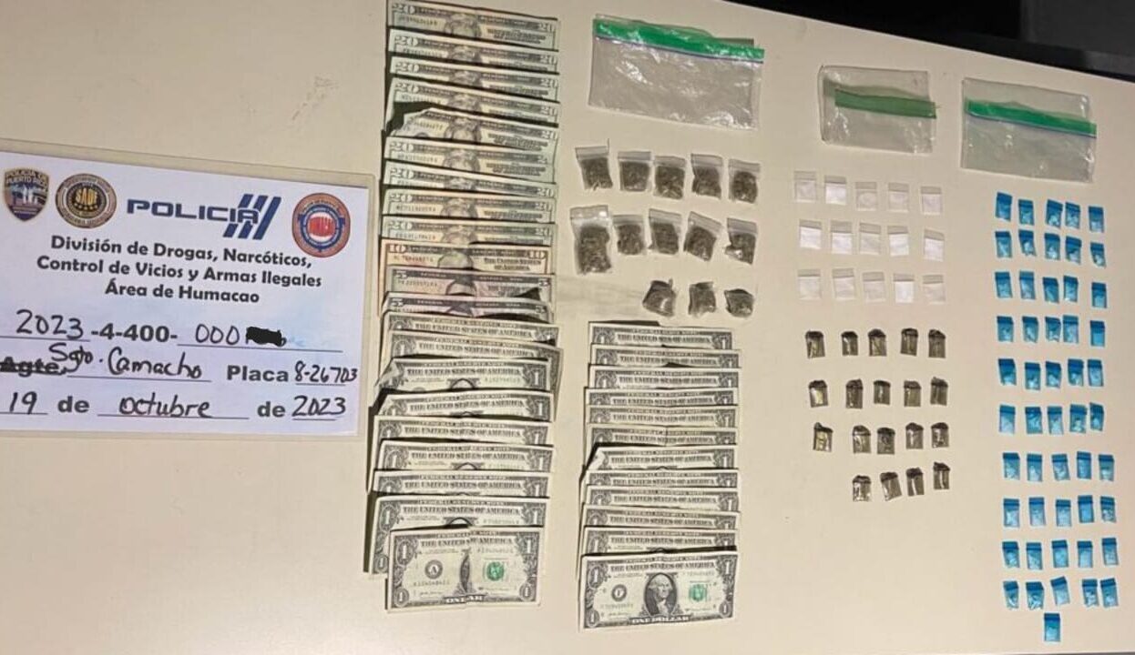 Arresto por sustancias controladas en el residencial Dr. Pedro J. Palou de Humacao 