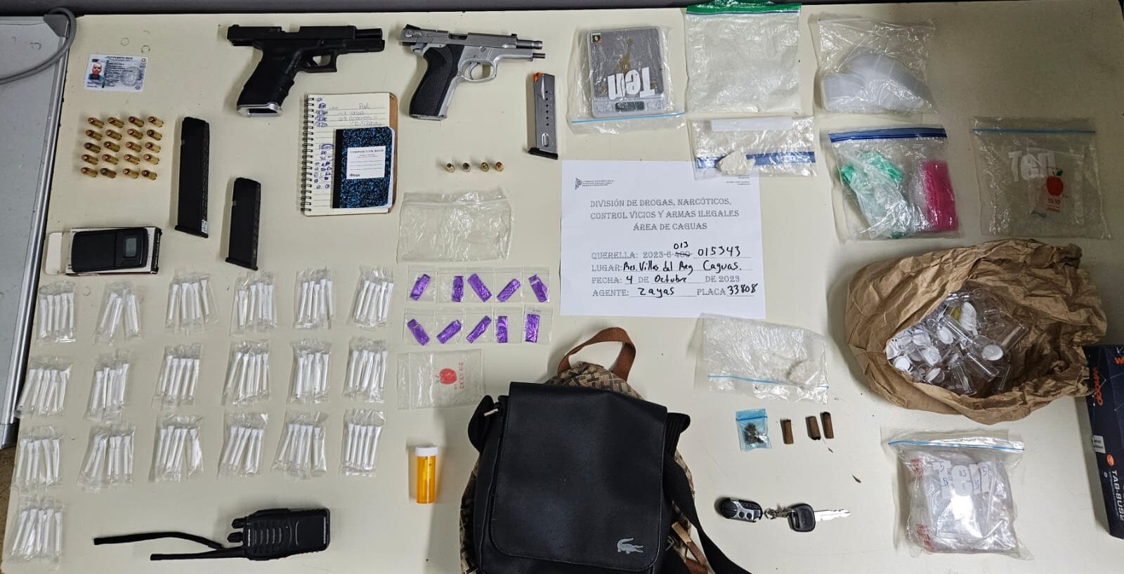Arrestan a hombre y mujer en Caguas tras allanamiento 