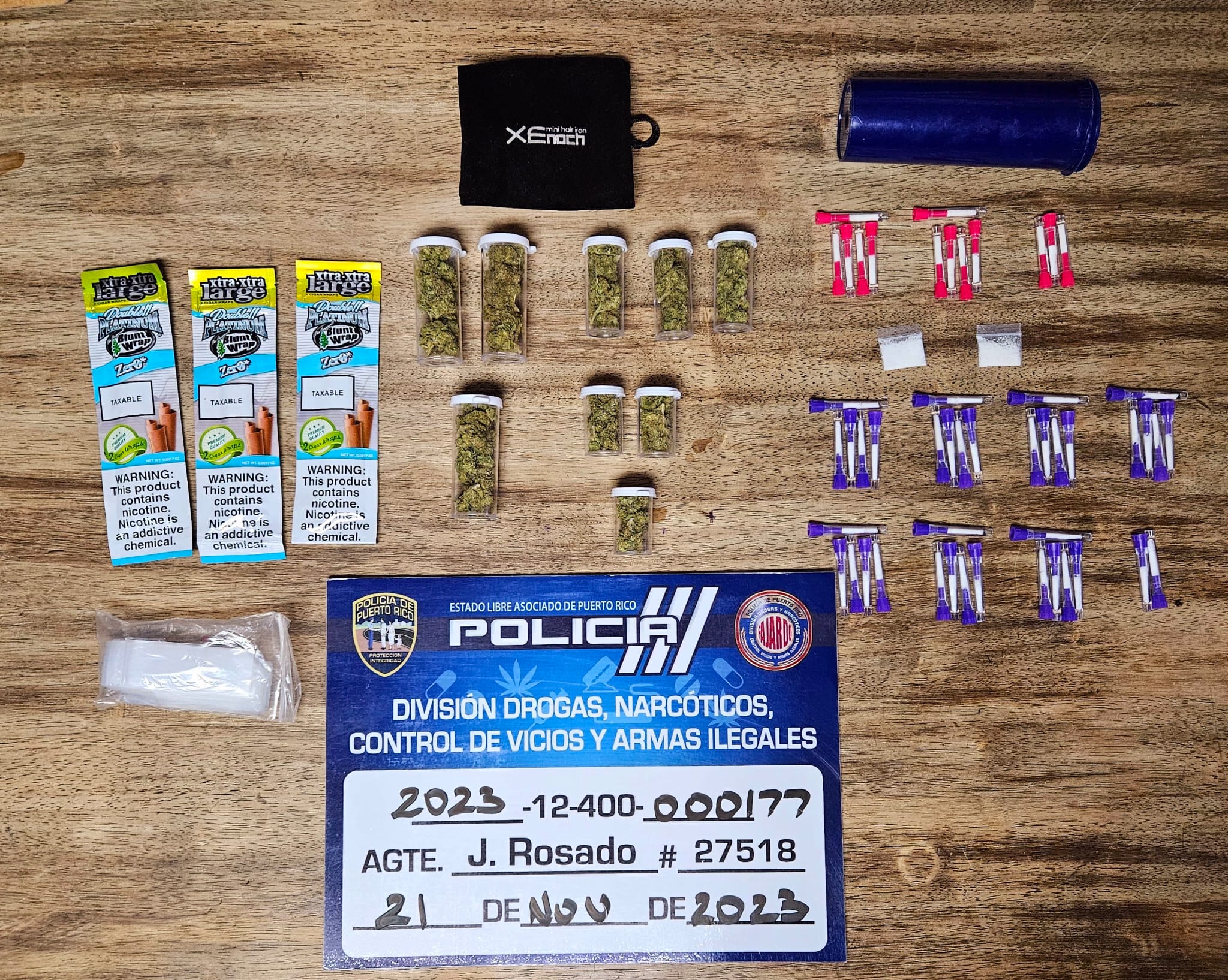 Ocupan sustancias controladas en Fajardo