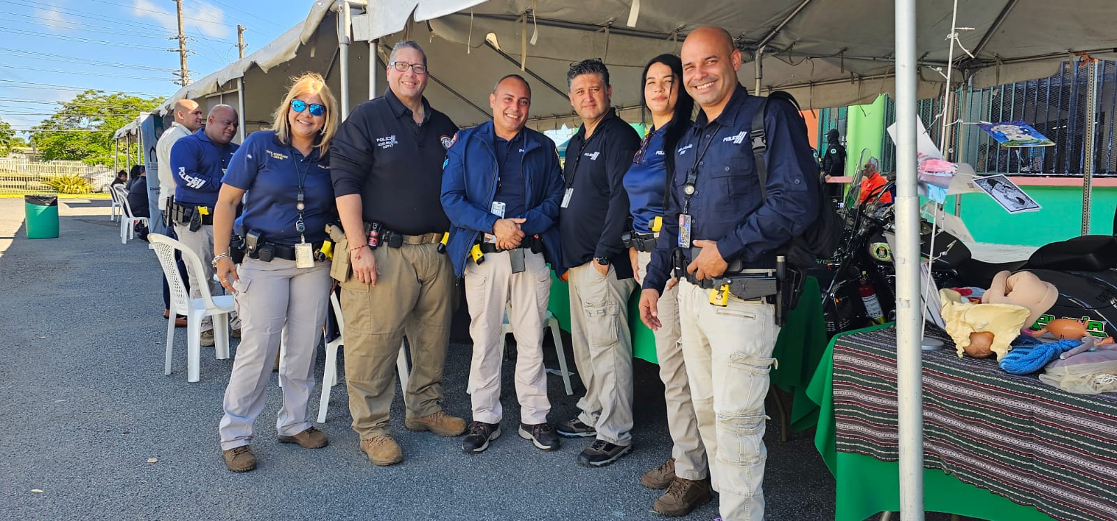 Policía participa en Feria de Seguridad en Río Grande 