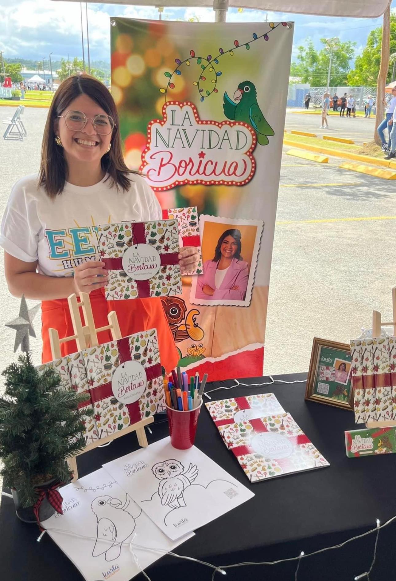 Joven junqueña publica exitoso libro navideño que resalta la cultura boricua
