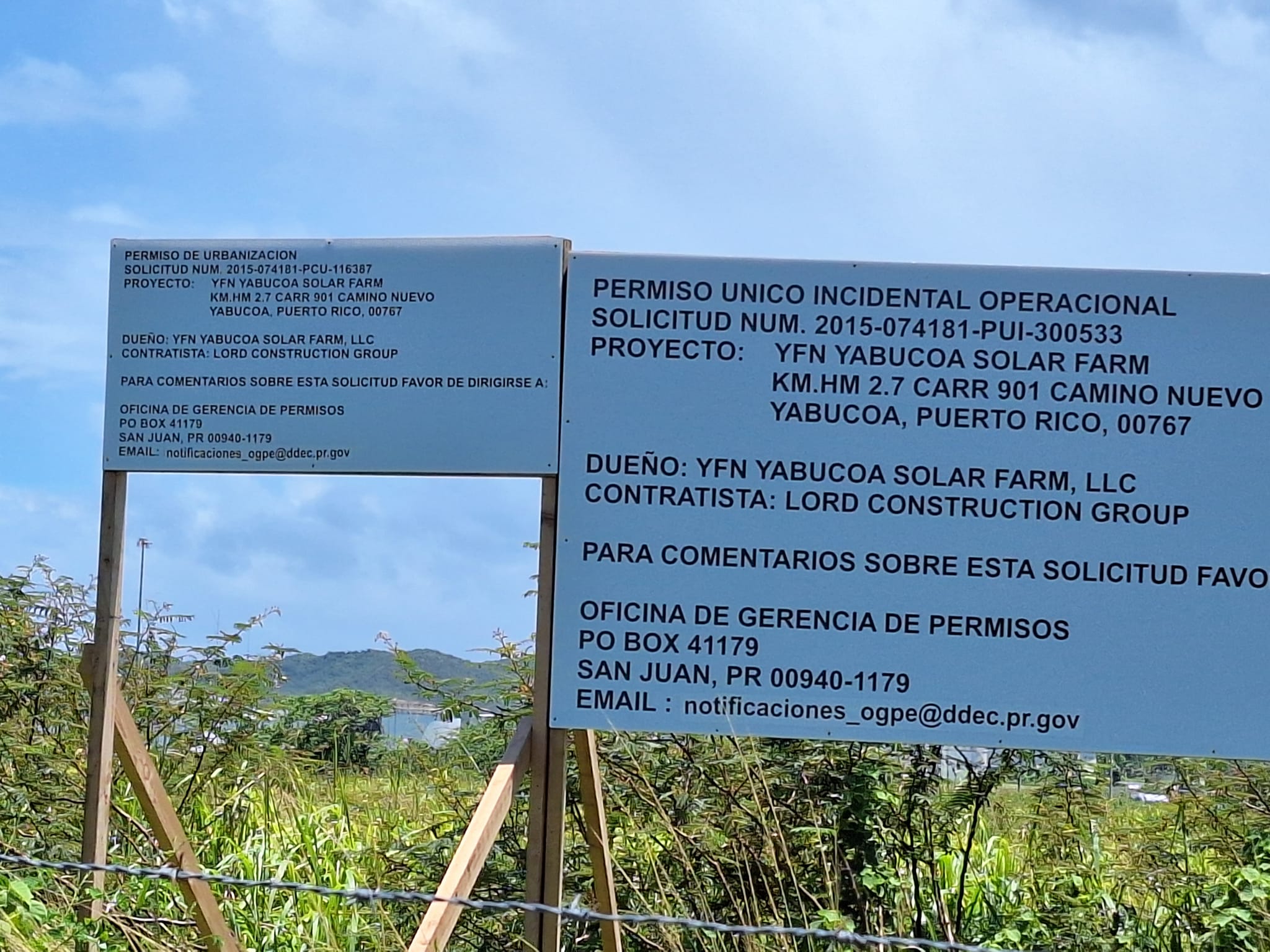 Advierte sobre proyecto de finca solar que impactará Reserva La Lucía en Yabucoa