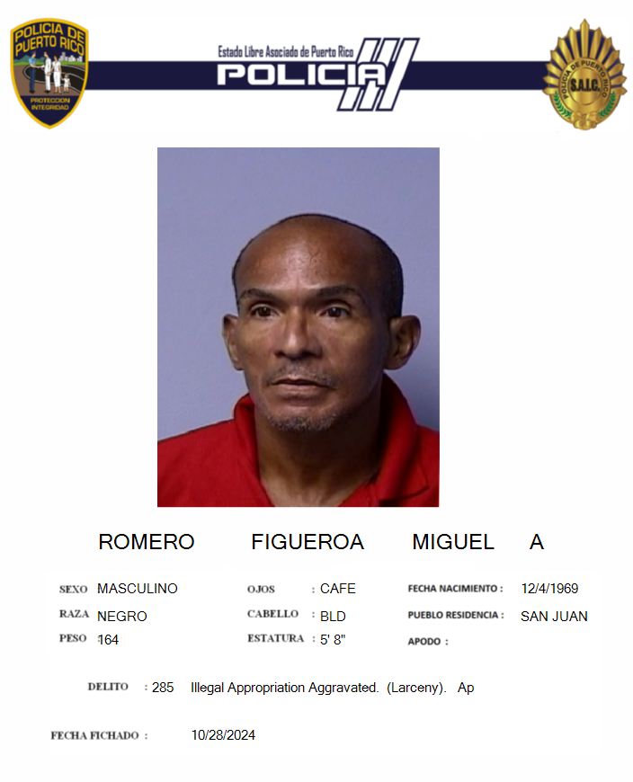 Ingresado a prisión hombre imputado de escalamiento en Humacao