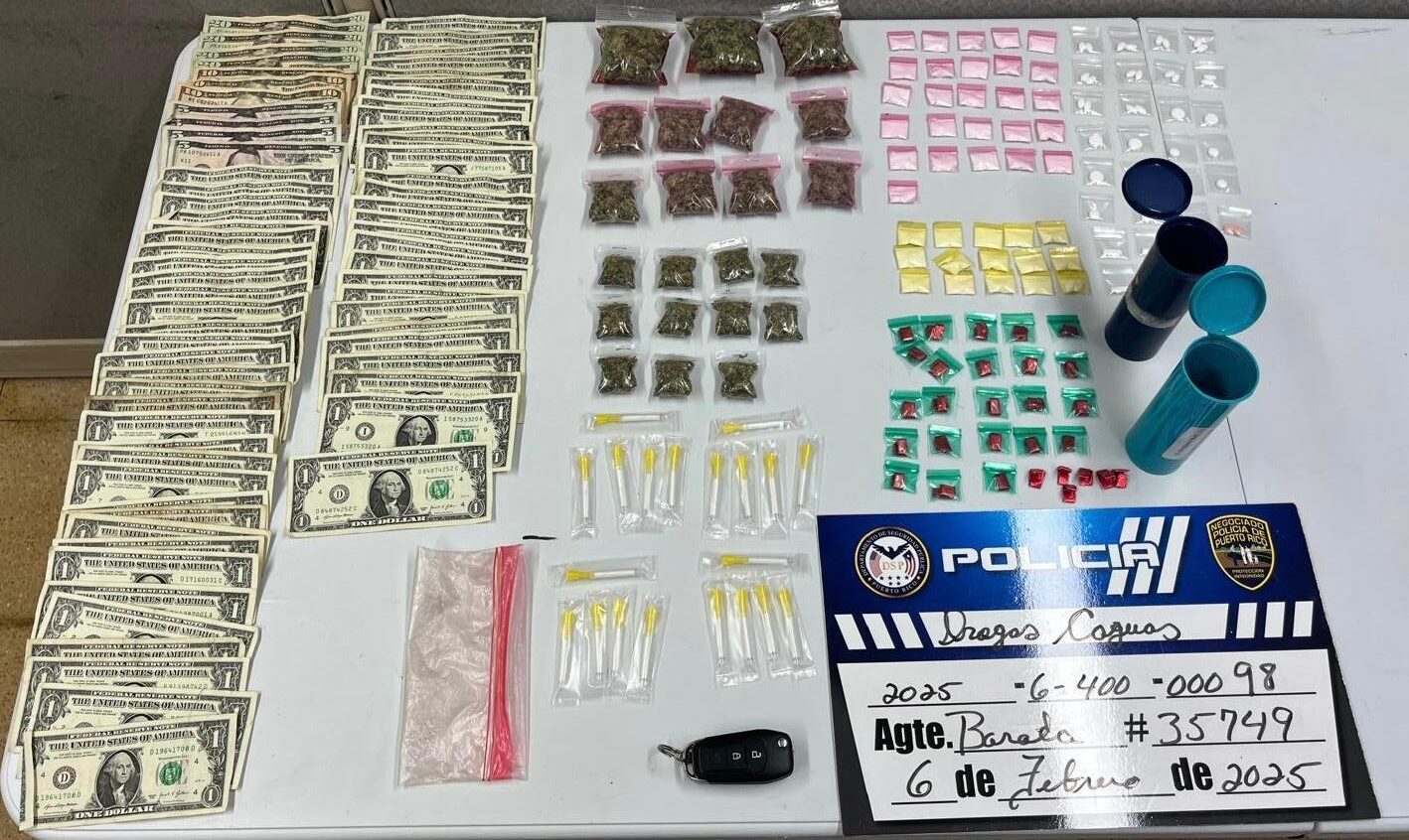 Arrestan a 17 personas en Caguas y Juncos con sustancias controladas