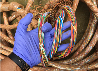 Hurtan cable en empresa de telecomunicaciones en Ceiba