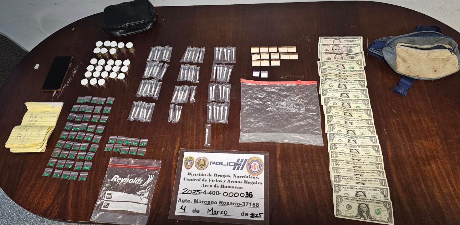 Policía arresta a tres hombres por sustancias controladas en Naguabo