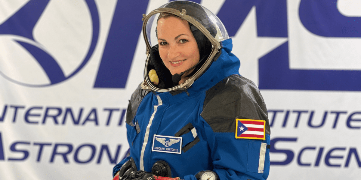 Deborah Martorell se convertirá en la primera meteoróloga puertorriqueña en viajar al espacio
