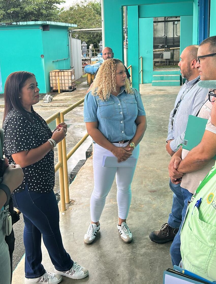 Representante inspecciona instalaciones que proveen el 65 por ciento de agua a Gurabo