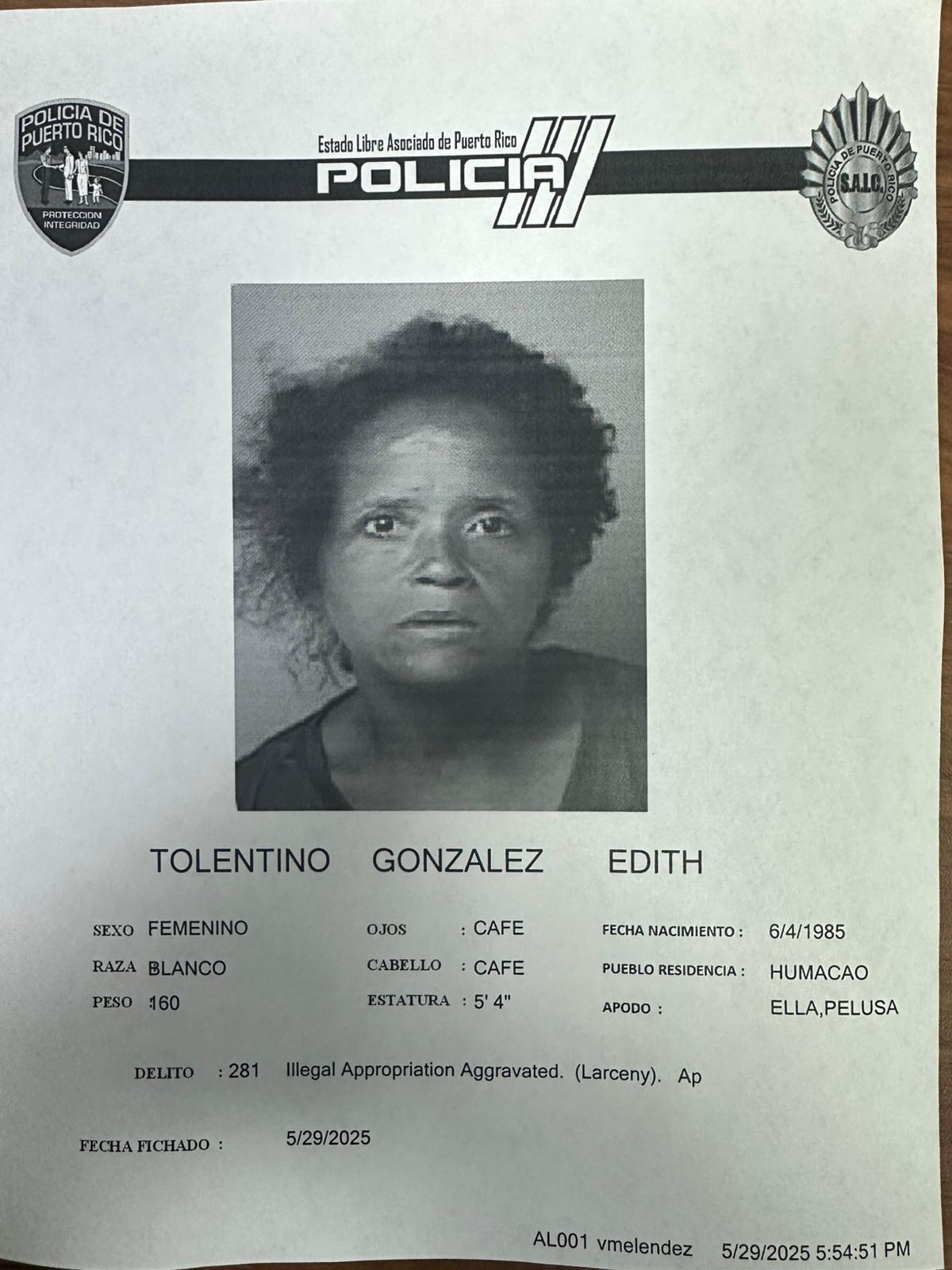 Arrestan a mujer en Humacao por apropiación ilegal de computadora