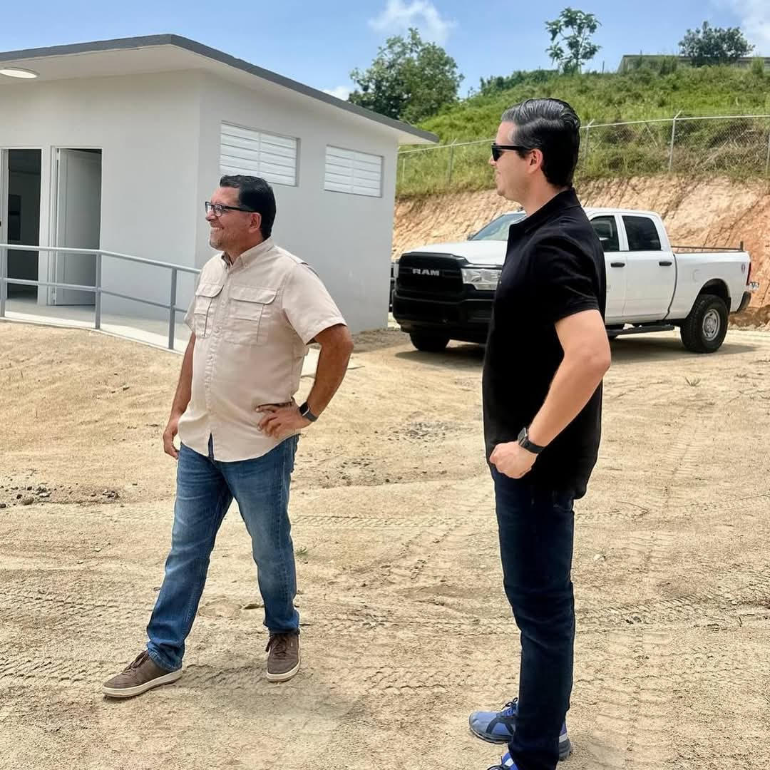 Alcalde de San Lorenzo recibe a Director Ejecutivo de ODSEC e inspeccionan Centro Resiliente