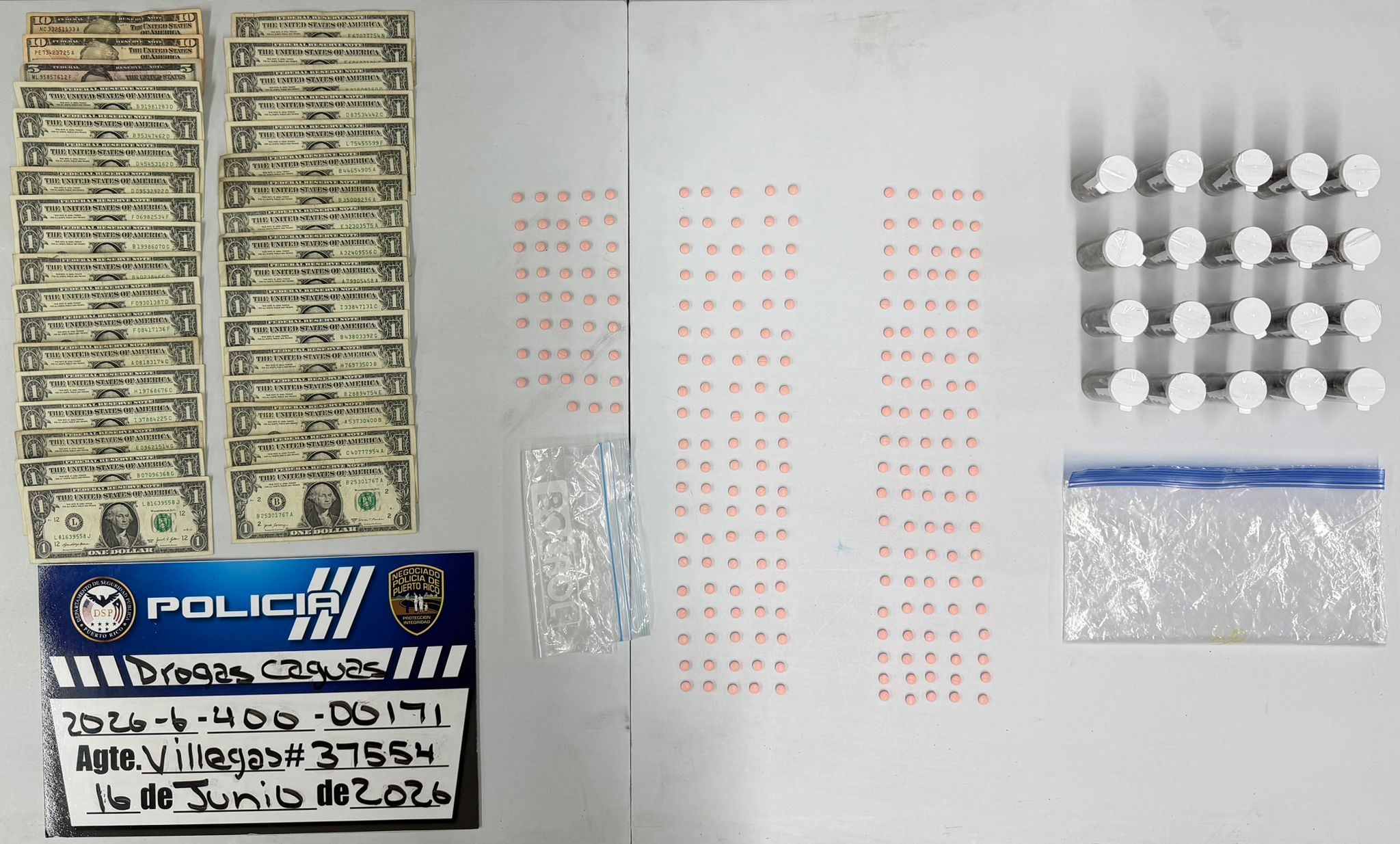 Ocupan 243 pastillas y marihuana durante arresto en residencial de Caguas