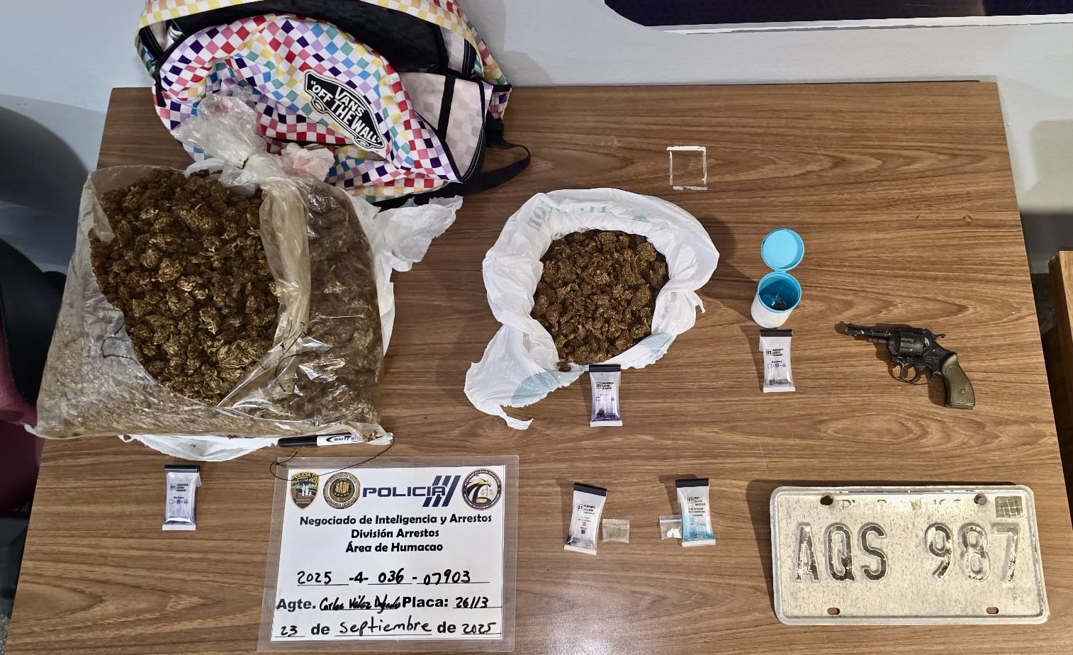 En libertad hombre que fue arrestado con fentanilo y otras sustancias controladas en Humacao
