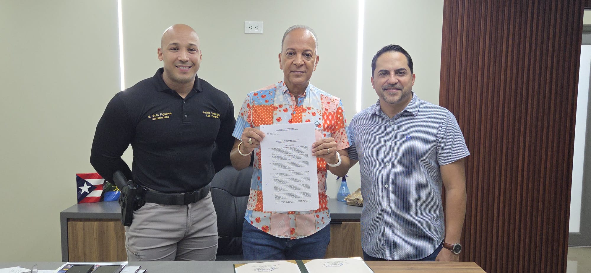 Representante Peña Ramírez entrega fondos para proyectos deportivos y seguridad municipal en Las Piedras