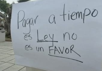 Empleados de Hope se manifiestan en Humacao por falta de pago