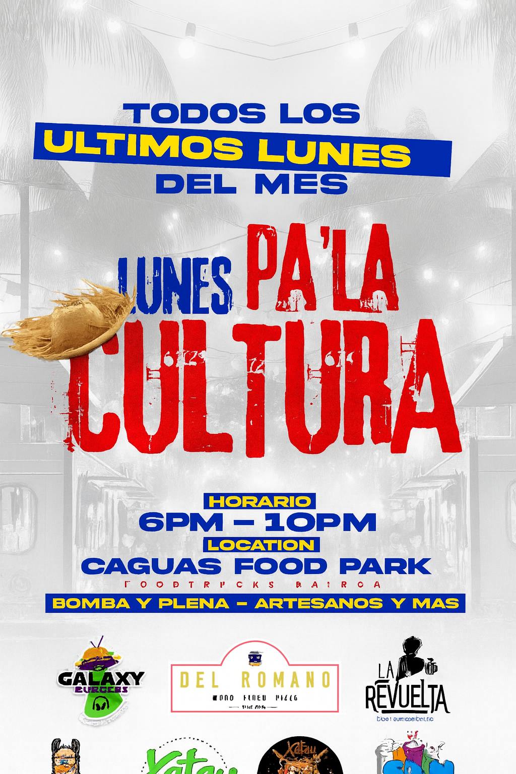 Caguas Food Park impulsa la cultura con sus nuevos “Lunes pa’ la Cultura”