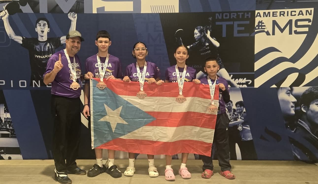 Ceibeños de tenis de mesa brillan con tercer lugar en torneo de Estados Unidos