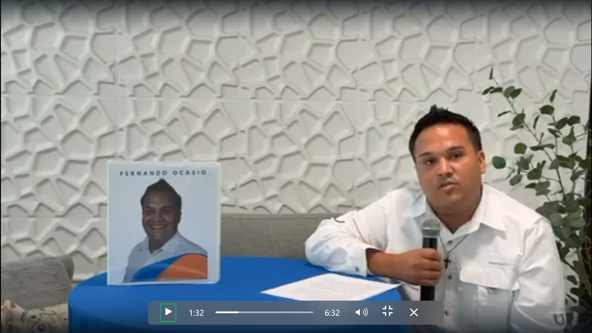 Fernando Ocasio anuncia que no aspirará a la alcaldía de Gurabo