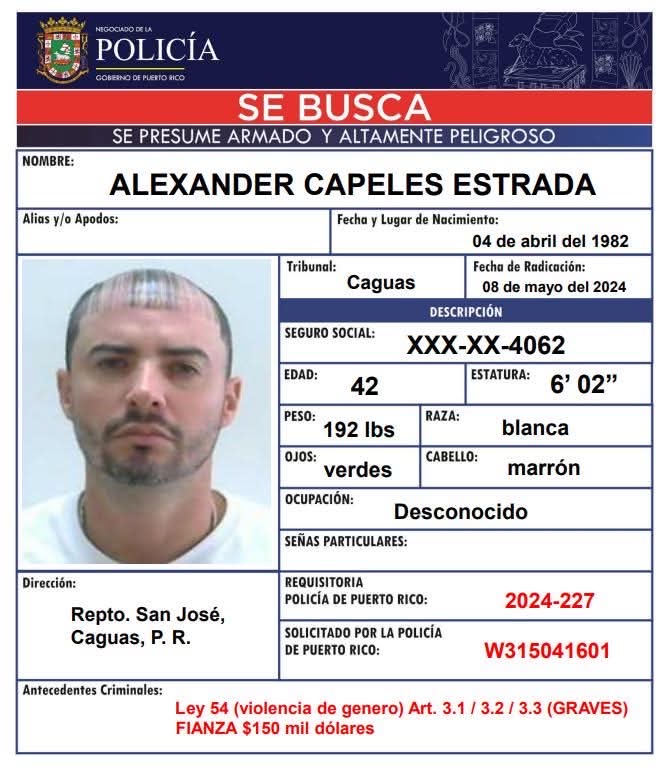 Arrestan a uno de los 10 más buscados del área de Caguas