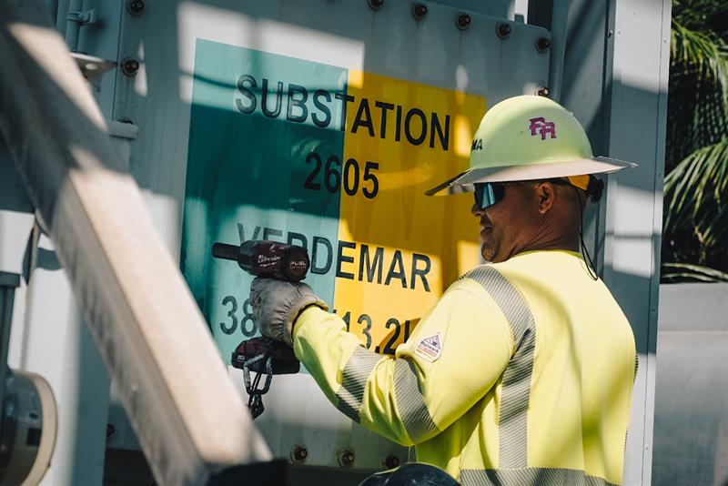 Completan trabajos en subestación de Humacao y continúan con línea de transmisión que conecta a Naguabo y Humacao