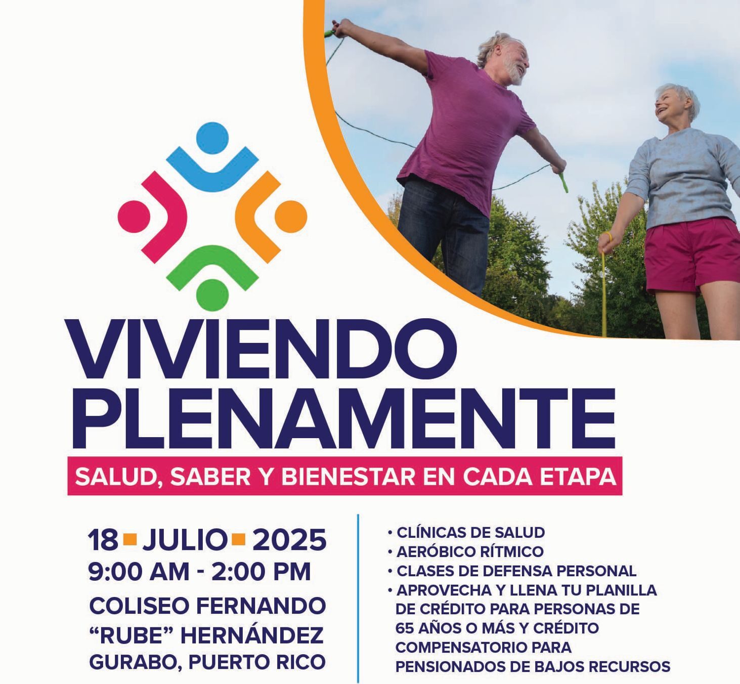 Senado invita a los adultos mayores a “Viviendo Plenamente en Salud, Saber y Bienestar” en Gurabo