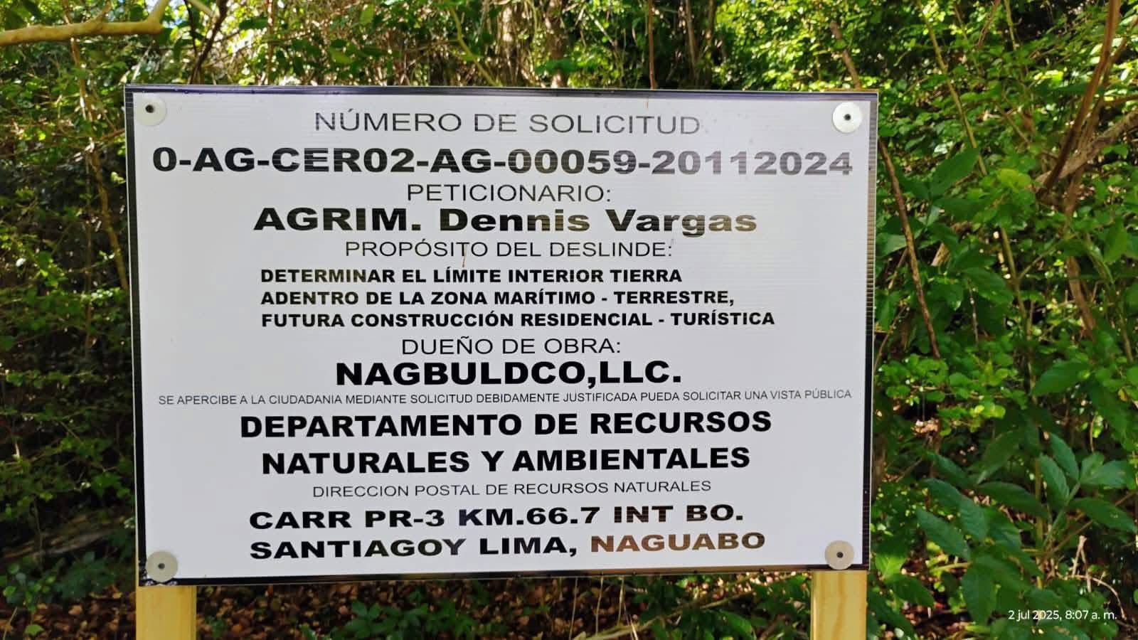 Naguabeños reciben cartas para un desarrollo “turístico residencial” en la zona de la playa