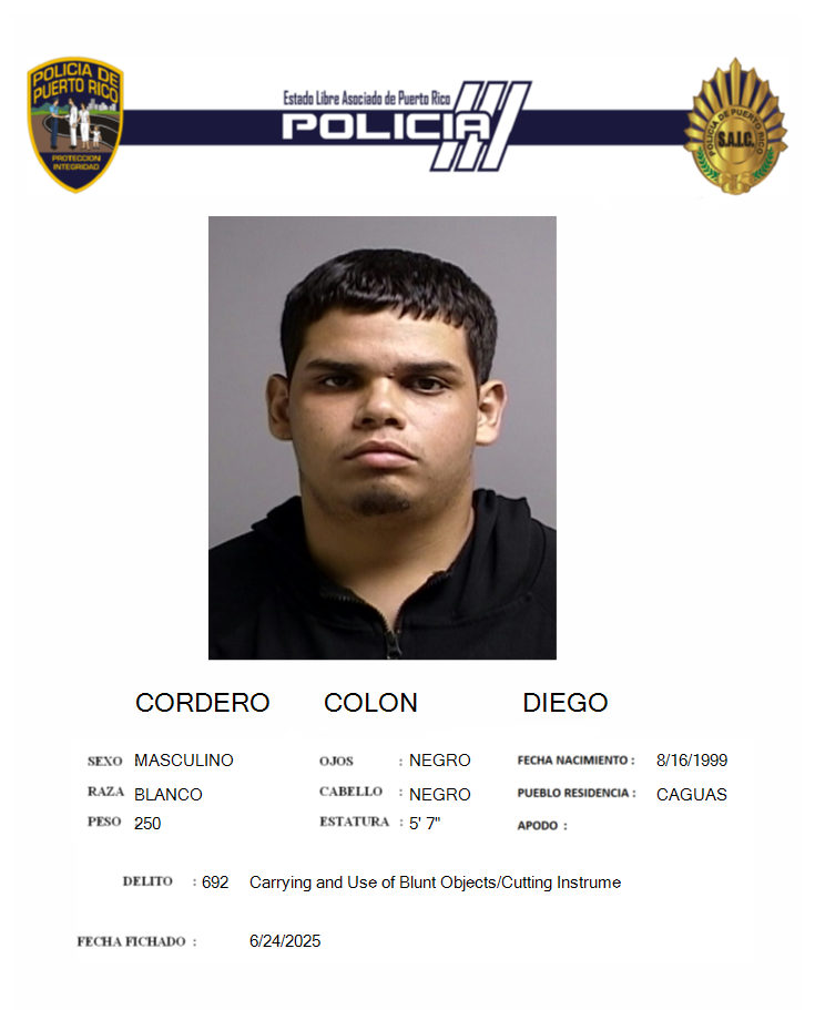 Radican cargos por tentativa de asesinato contra hombre en Caguas