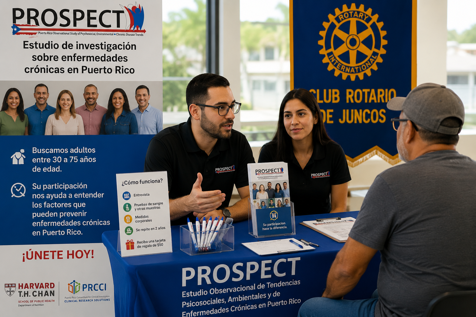 Mesa informativa del proyecto PROSPECT llegará al Club Rotario de Juncos