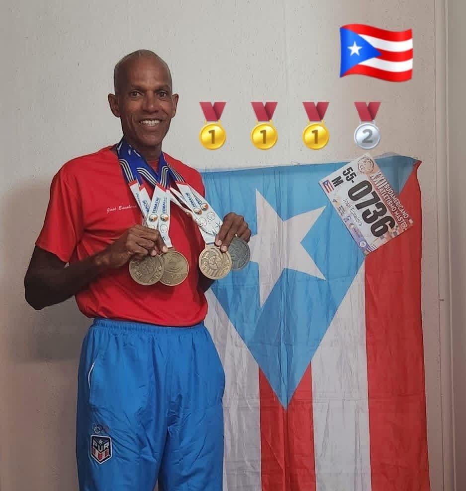 Humacaeño se destaca en Campeonato Sudamericano de Atletismo Master en Chile