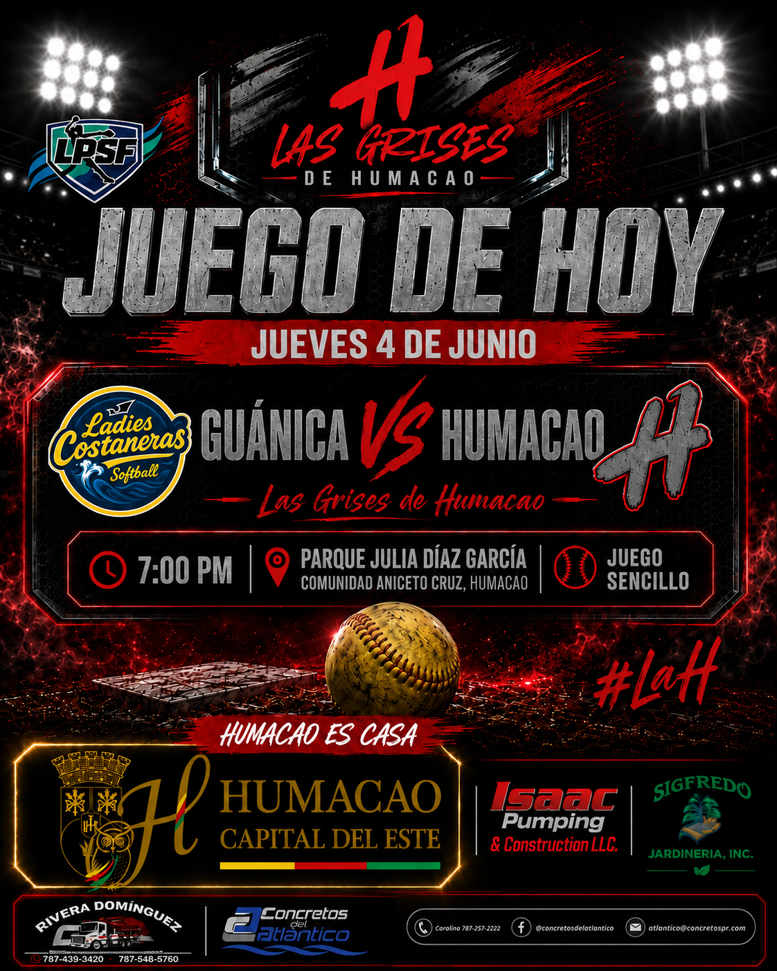 Las Grises de Humacao regresan a casa para enfrentar a Guánica en la LPSF